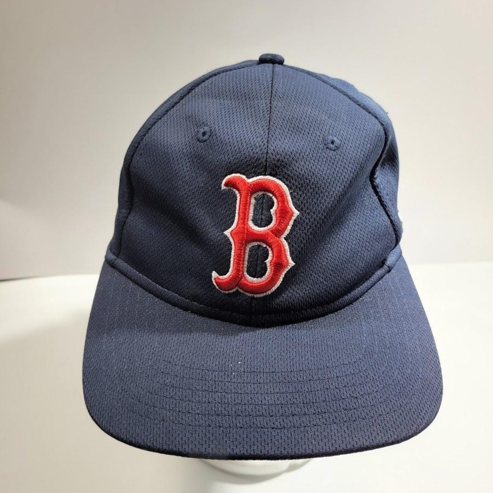 Boston Red Sox Hat Cap Strap Back Mens One Size Blue MLB Baseball OC Sports